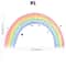 Large Rainbow Wall Decals For Kids Room Pastel Nursery Wall Stickers Mural 9