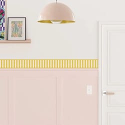 self-adhesive waterproof decorative wall border stickers – modern pvc peel & stick wallpaper strips