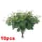 Artificial Eucalyptus Leaf Stems Realistic Silk Greenery Branches For DIY Bouquets Weddings Home