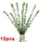 Artificial Eucalyptus Leaf Stems Realistic Silk Greenery Branches For DIY Bouquets Weddings Home