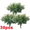 Artificial Eucalyptus Leaf Stems Realistic Silk Greenery Branches For DIY Bouquets Weddings Home