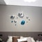 Abstract Simulated Stone Wall Decor Pendant Modern Lightweight Hanging Art For Living Room Dining 2
