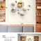 Abstract Simulated Stone Wall Decor Pendant Modern Lightweight Hanging Art For Living Room Dining 20