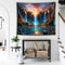 Ultra Large Waterfall Canyon Tapestry Wall Hanging Scenic Landscape Polyester Decor For Living Roo 3
