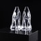 Crystal Glass Slipper Ornament Transparent Acrylic Cinderella HighHeel Figurine For Wedding Roman 2