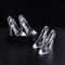 Crystal Glass Slipper Ornament Transparent Acrylic Cinderella HighHeel Figurine For Wedding Roman 3