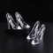 Crystal Glass Slipper Ornament Transparent Acrylic Cinderella HighHeel Figurine For Wedding Roman 3