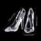 Crystal Glass Slipper Ornament Transparent Acrylic Cinderella HighHeel Figurine For Wedding Roman 4