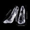 Crystal Glass Slipper Ornament Transparent Acrylic Cinderella HighHeel Figurine For Wedding Roman 4