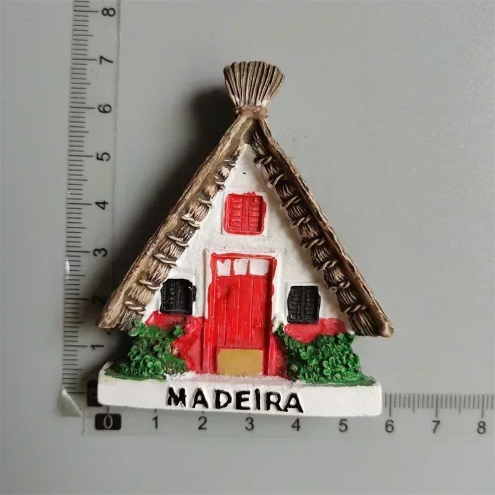 Portugal Scenic Fridge Magnets Resin Souvenir Collection Featuring Lisbon Tram Porto Madeira Desi 6