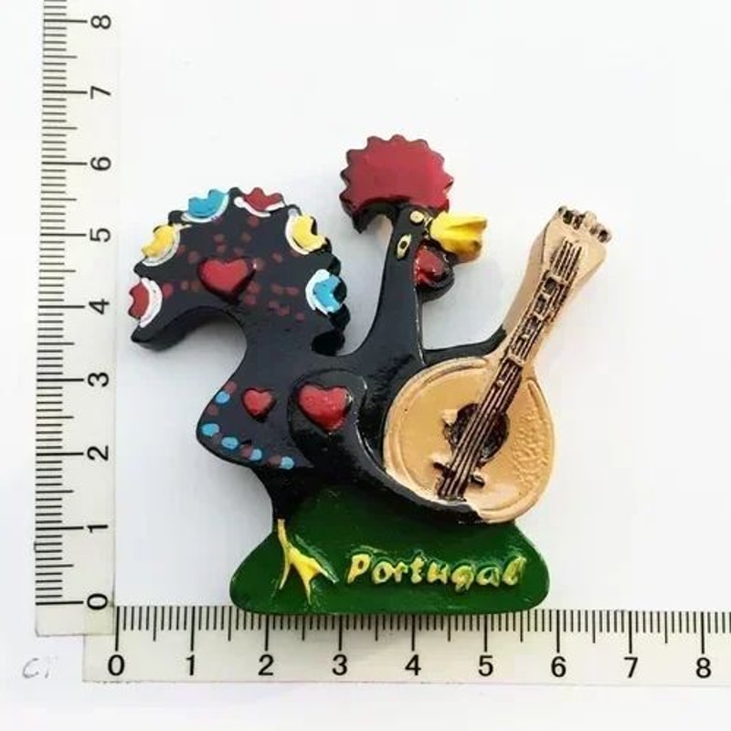 Portugal Scenic Fridge Magnets Resin Souvenir Collection Featuring Lisbon Tram Porto Madeira Desi 23