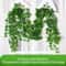 8268 In Artificial Ivy Leaf Garland Lush Green Hanging Vine For Home Garden Wedding Decor 13