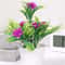 Artificial Lotus Flower Bonsai Pot Colorful Mini Fake Plant For Home Office Table Decor 1