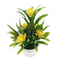 Artificial Lotus Flower Bonsai Pot Colorful Mini Fake Plant For Home Office Table Decor 9