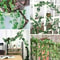 8268 In Artificial Green Ivy Leaf Garland Realistic Silk Hanging Vine For Home Garden Event Decor 2