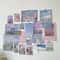 Nordic Retro Photo Card Wall Stickers Set Japanese Mori Style DIY Art Postcards For Bedroom Decor 9