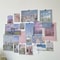 Nordic Retro Photo Card Wall Stickers Set Japanese Mori Style DIY Art Postcards For Bedroom Decor 9