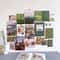 Nordic Retro Photo Card Wall Stickers Set Japanese Mori Style DIY Art Postcards For Bedroom Decor 11