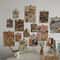 Nordic Retro Photo Card Wall Stickers Set Japanese Mori Style DIY Art Postcards For Bedroom Decor 15