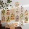 Nordic Retro Photo Card Wall Stickers Set Japanese Mori Style DIY Art Postcards For Bedroom Decor 21