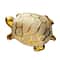 Gold Longevity Money Turtle Figurine Ceramic Desk Ornament For Wealth Home Decor 6