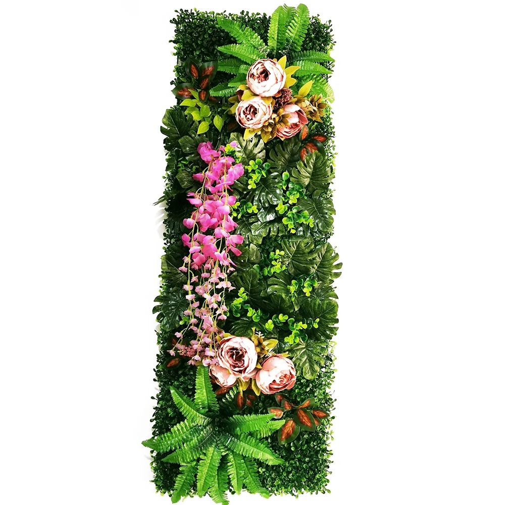 Artificial Grass Moss Wall Panel Subtropical Greenery Hanging Decor For Home Outdoor Spaces 1574 0