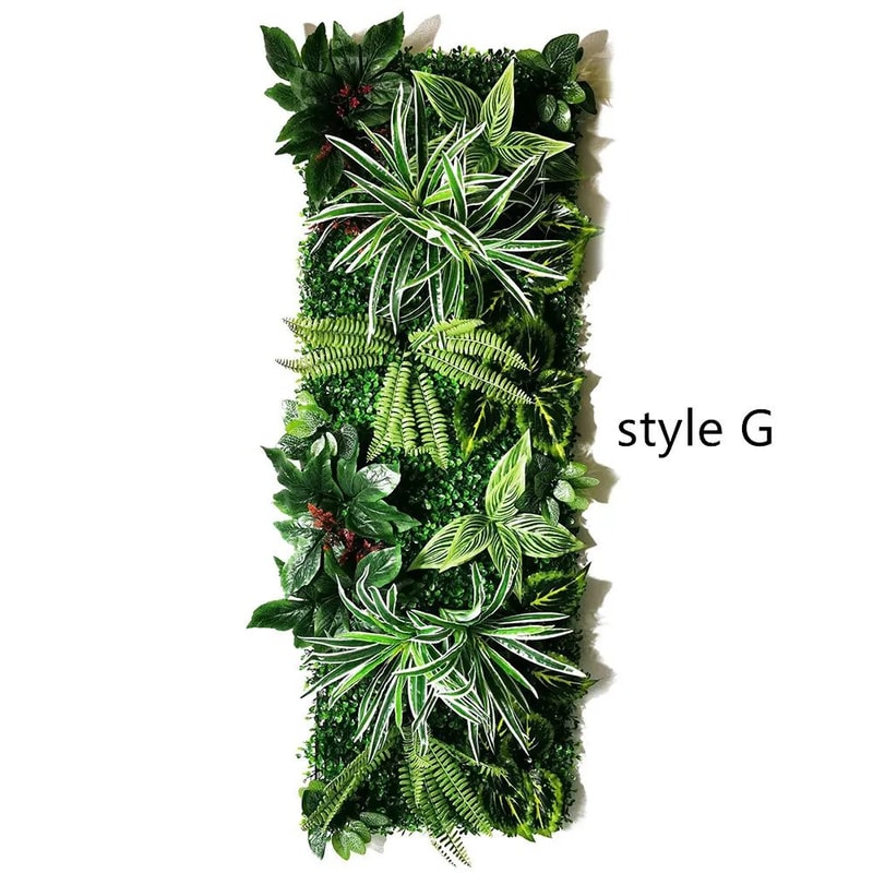 Artificial Grass Moss Wall Panel Subtropical Greenery Hanging Decor For Home Outdoor Spaces 1574 12