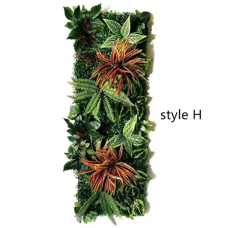 Artificial Grass Moss Wall Panel Subtropical Greenery Hanging Decor For Home Outdoor Spaces 1574 13