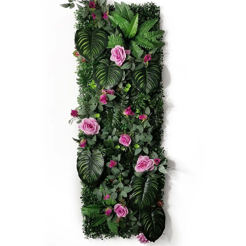 Artificial Grass Moss Wall Panel Subtropical Greenery Hanging Decor For Home Outdoor Spaces 1574 16