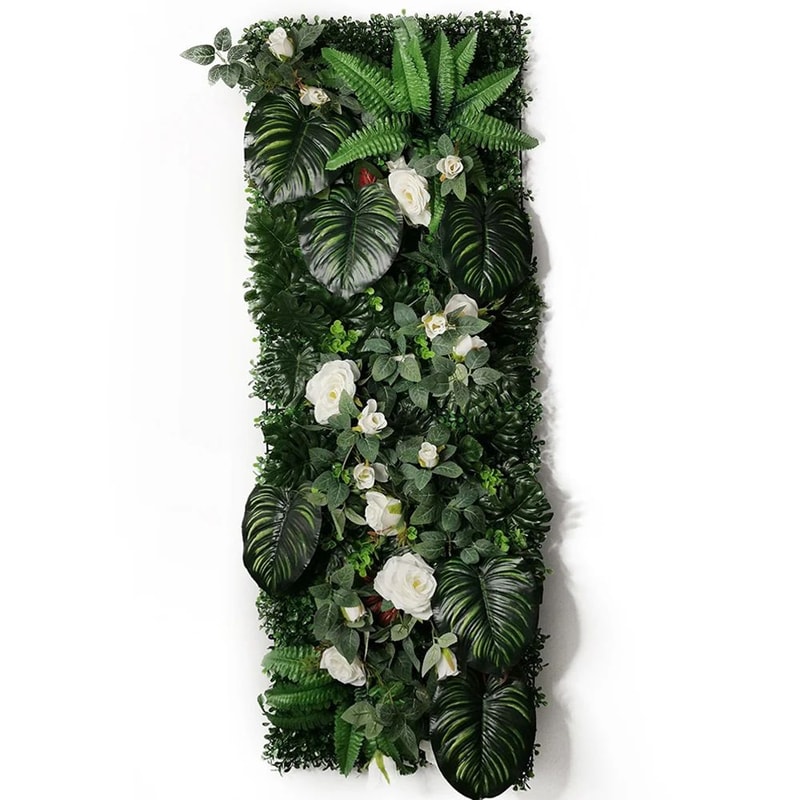 Artificial Grass Moss Wall Panel Subtropical Greenery Hanging Decor For Home Outdoor Spaces 1574 17