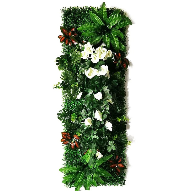Artificial Grass Moss Wall Panel Subtropical Greenery Hanging Decor For Home Outdoor Spaces 1574 21