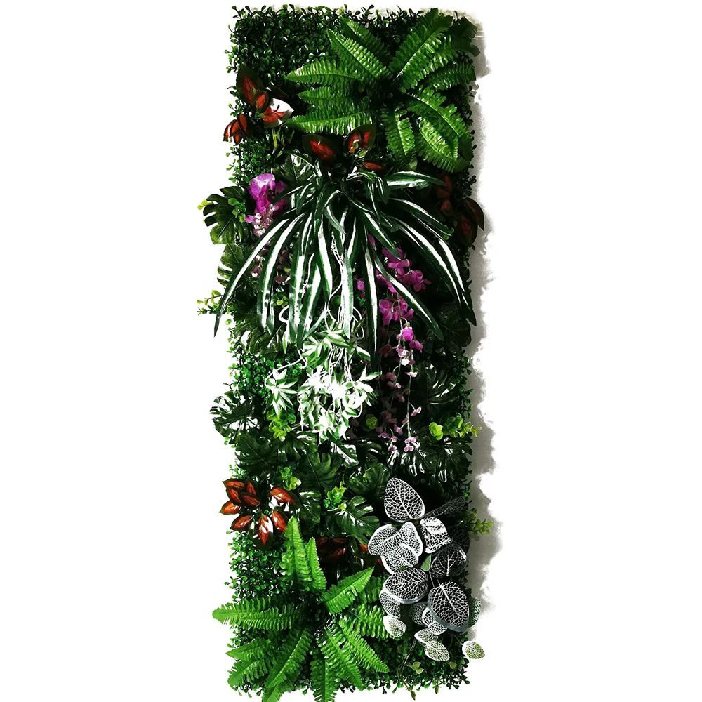 Artificial Grass Moss Wall Panel Subtropical Greenery Hanging Decor For Home Outdoor Spaces 1574 27