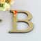 Gold 3D Mirror Letter Wall Stickers Acrylic Alphabet DIY Decor For Home Party Decoration 2