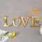 Gold 3D Mirror Letter Wall Stickers Acrylic Alphabet DIY Decor For Home Party Decoration 0