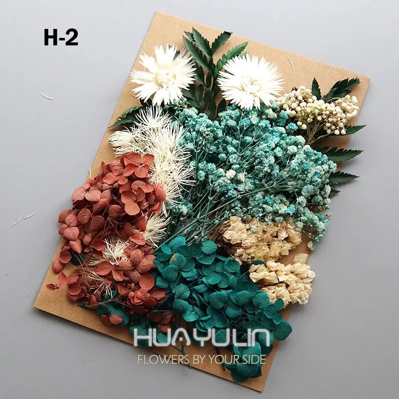 Preserved Dried Hydrangea Flower Set Real Floral Materials For Resin Candle DIY Crafts 7