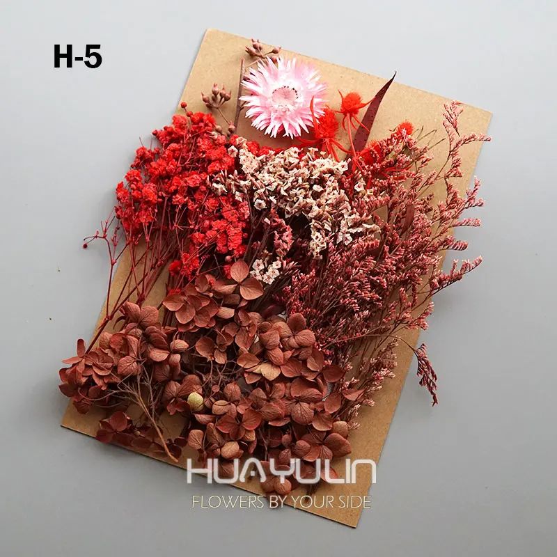 Preserved Dried Hydrangea Flower Set Real Floral Materials For Resin Candle DIY Crafts 10