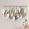 Large Boho Macrame Wall Hanging Handwoven Cotton Leaf Feather Tapestry For Chic Home Decor 1