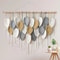 Large Boho Macrame Wall Hanging Handwoven Cotton Leaf Feather Tapestry For Chic Home Decor 1
