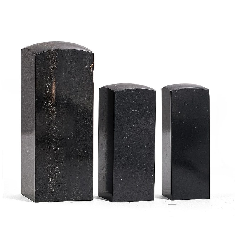 Natural Black Buffalo Horn Craft Blank Smooth DIY Seal Material For Carving Knife Handles Handmad 0