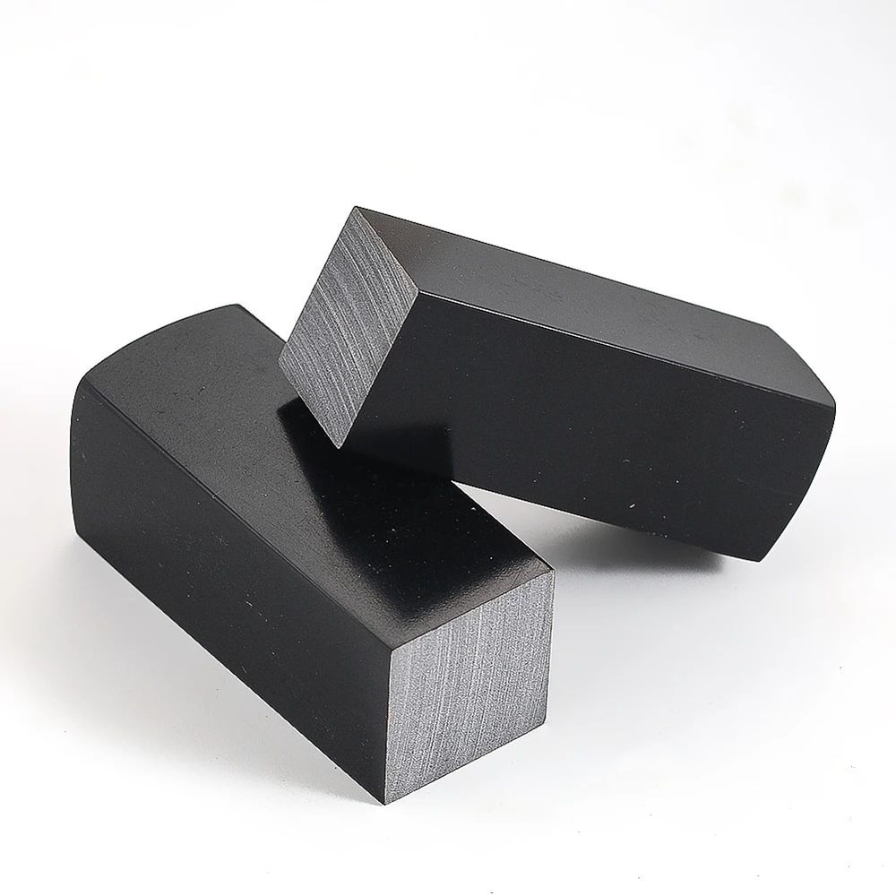 Natural Black Buffalo Horn Craft Blank Smooth DIY Seal Material For Carving Knife Handles Handmad 1