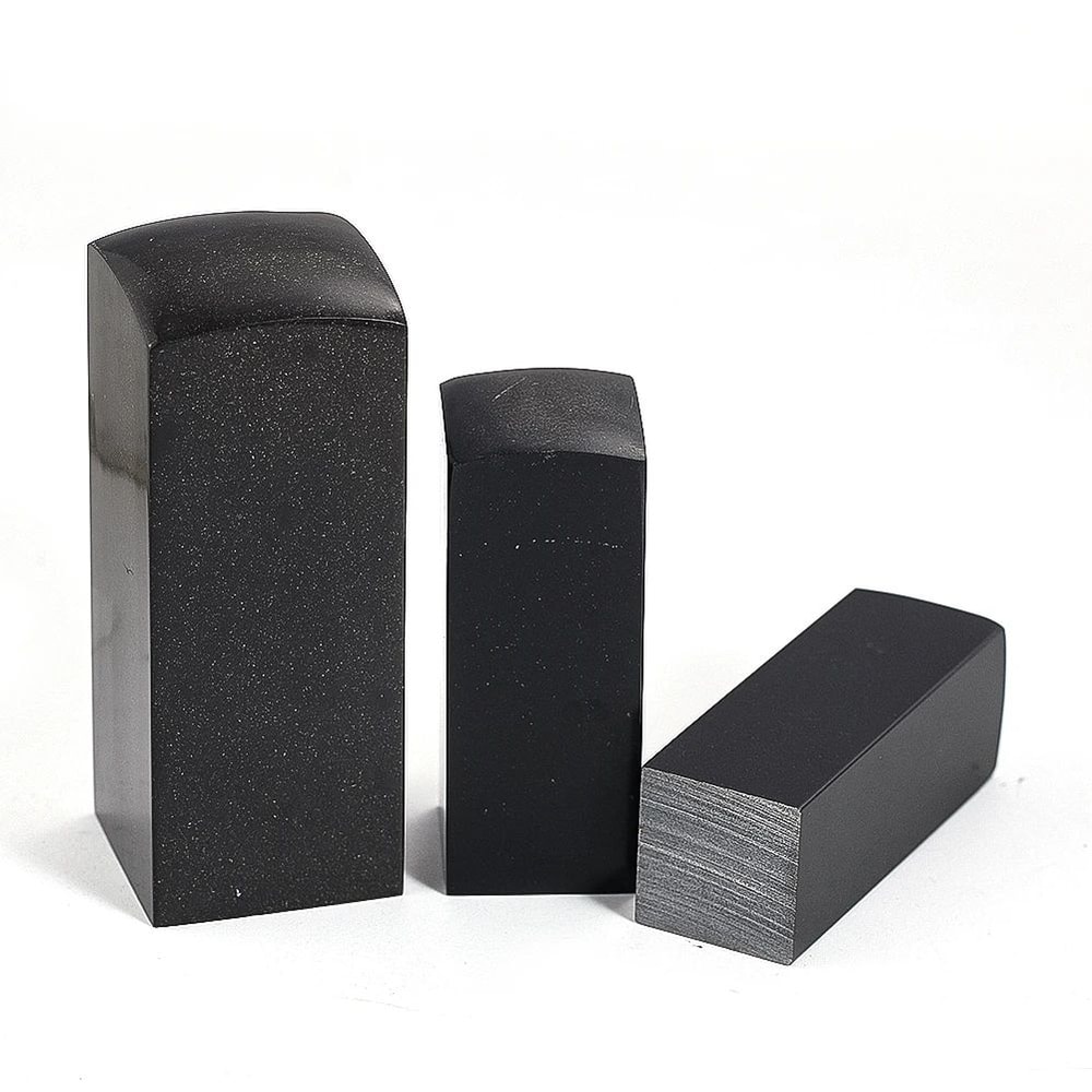 Natural Black Buffalo Horn Craft Blank Smooth DIY Seal Material For Carving Knife Handles Handmad 5