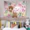 Sugarbunnies Cartoon Tapestry Wall Hanging Cute Aesthetic Fabric Poster For Bedroom Home Decor 0