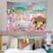Sugarbunnies Cartoon Tapestry Wall Hanging Cute Aesthetic Fabric Poster For Bedroom Home Decor 1