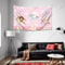 Sugarbunnies Cartoon Tapestry Wall Hanging Cute Aesthetic Fabric Poster For Bedroom Home Decor 3