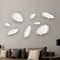 Modern Luxury Water Drop Wall Pendant Imitation Stainless Steel Goose Egg Stone Decor For Elegant 0