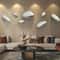 Modern Luxury Water Drop Wall Pendant Imitation Stainless Steel Goose Egg Stone Decor For Elegant 1
