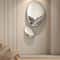 Modern Luxury Water Drop Wall Pendant Imitation Stainless Steel Goose Egg Stone Decor For Elegant 2