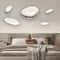 Modern Luxury Water Drop Wall Pendant Imitation Stainless Steel Goose Egg Stone Decor For Elegant 5