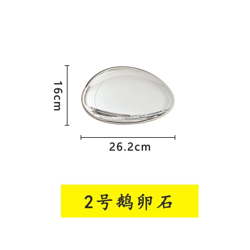 Modern Luxury Water Drop Wall Pendant Imitation Stainless Steel Goose Egg Stone Decor For Elegant 7