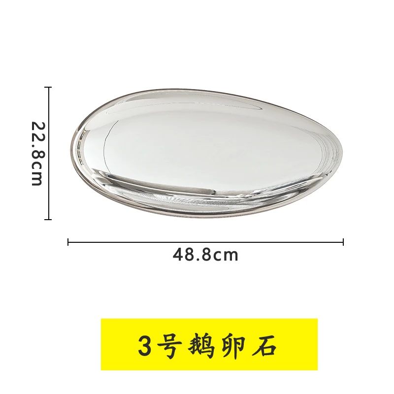 Modern Luxury Water Drop Wall Pendant Imitation Stainless Steel Goose Egg Stone Decor For Elegant 8